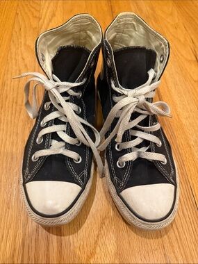 Converse Classic Black High-Top Canvas Sneakers